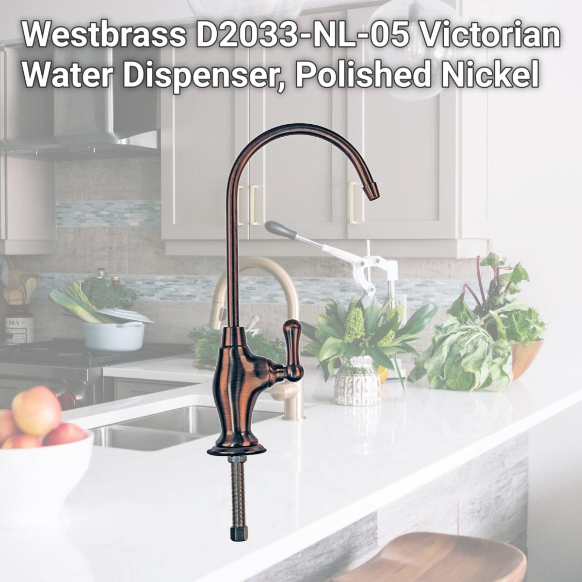 Picture of Westbrass D2033-NL-05 Victorian Water Dispenser, Polished Nickel
