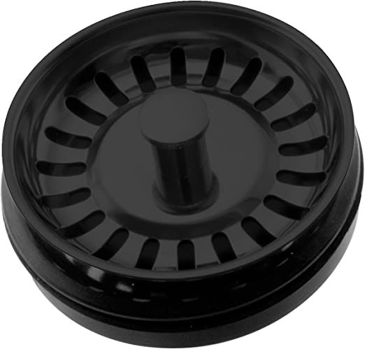 D209s-62 3.5 In. Ise Disposal Strainer Basket Only, Powdercoated Flat Black