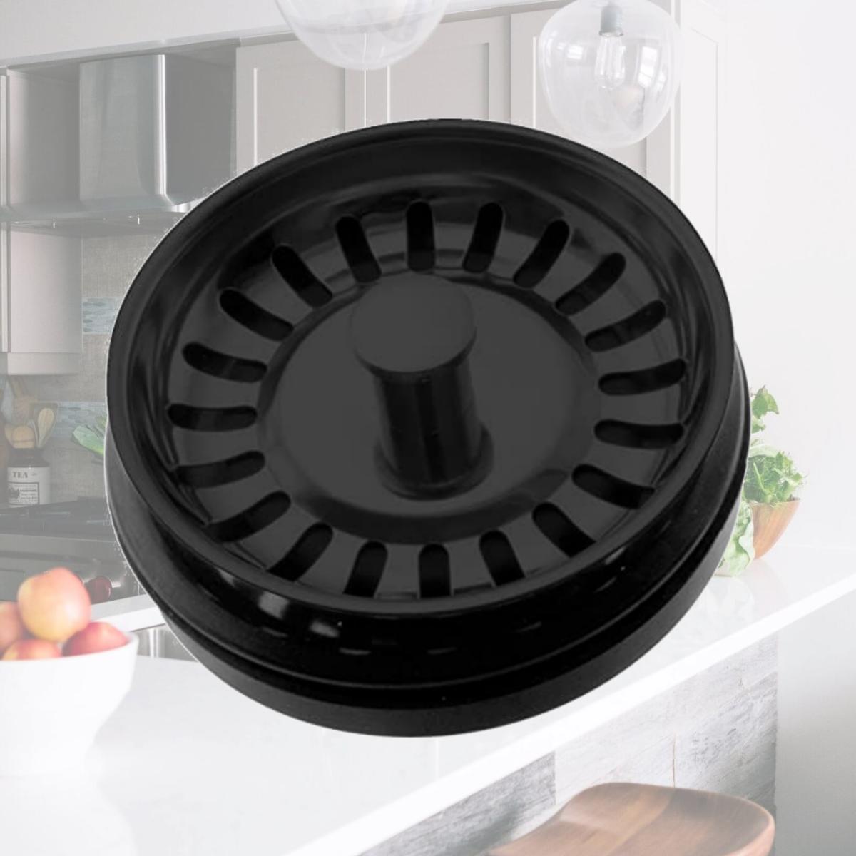 Picture of Westbrass D209S-62 3.5 in. ISE Disposal Strainer Basket only, Powdercoated Flat Black