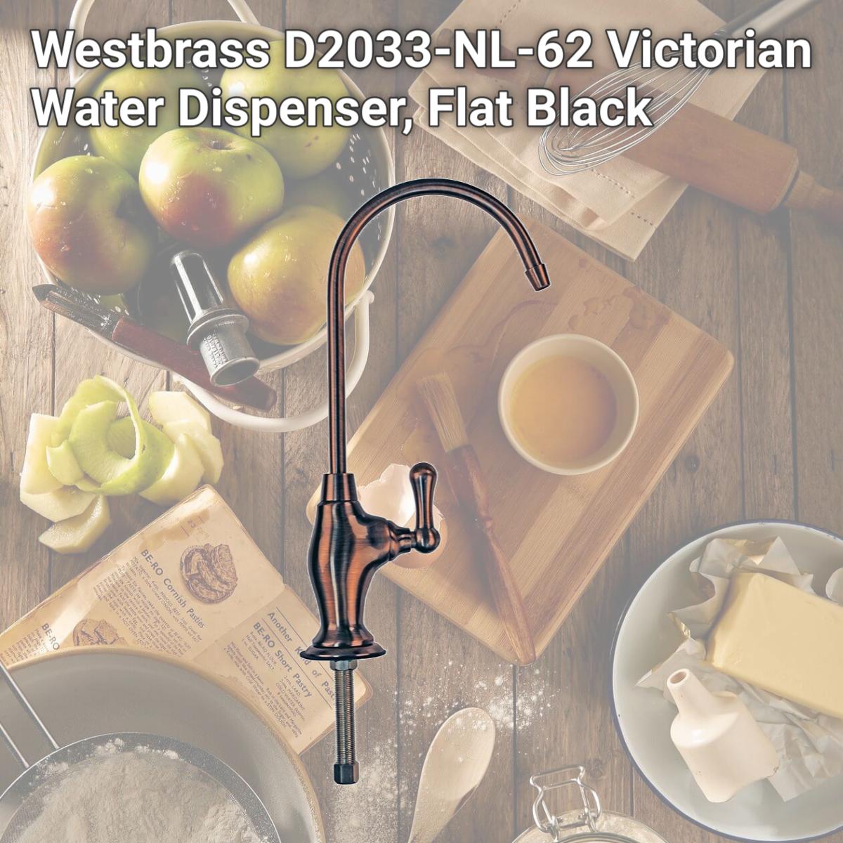 Picture of Westbrass D2033-NL-62 Victorian Water Dispenser, Flat Black