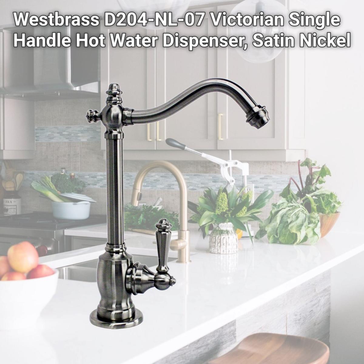 Picture of Westbrass D204-NL-07 Victorian Single Handle Hot Water Dispenser, Satin Nickel
