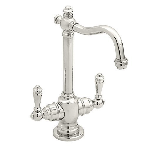 D205-nl-05 Victorian Hot & Cold Water Dispenser, Polished Nickel