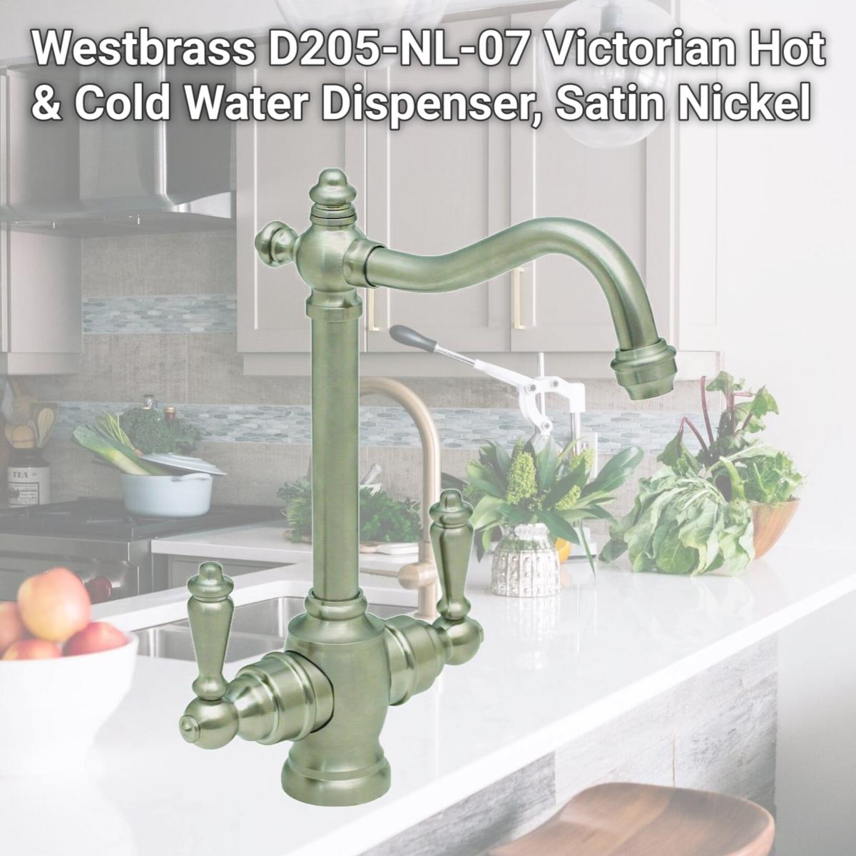 Picture of Westbrass D205-NL-07 Victorian Hot & Cold Water Dispenser, Satin Nickel