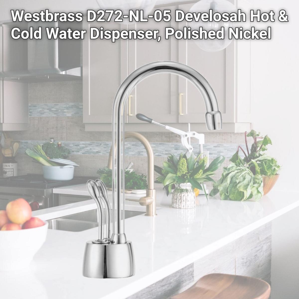 Picture of Westbrass D272-NL-05 Develosah Hot & Cold Water Dispenser, Polished Nickel
