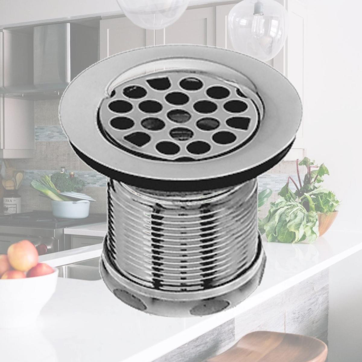 Picture of Westbrass D2181-07 2.25 in. Junior Basket Strainer, Satin Nickel
