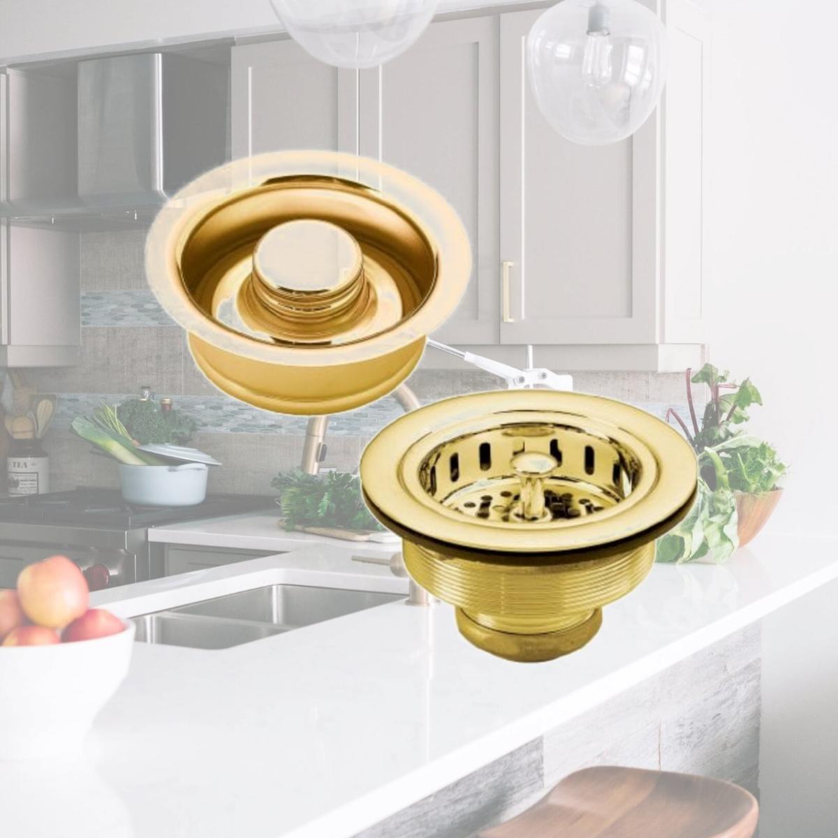 Picture of Westbrass D2165-01 Diverter Tub Spou Two Pack D214 and D2089, PVD Polished Brass