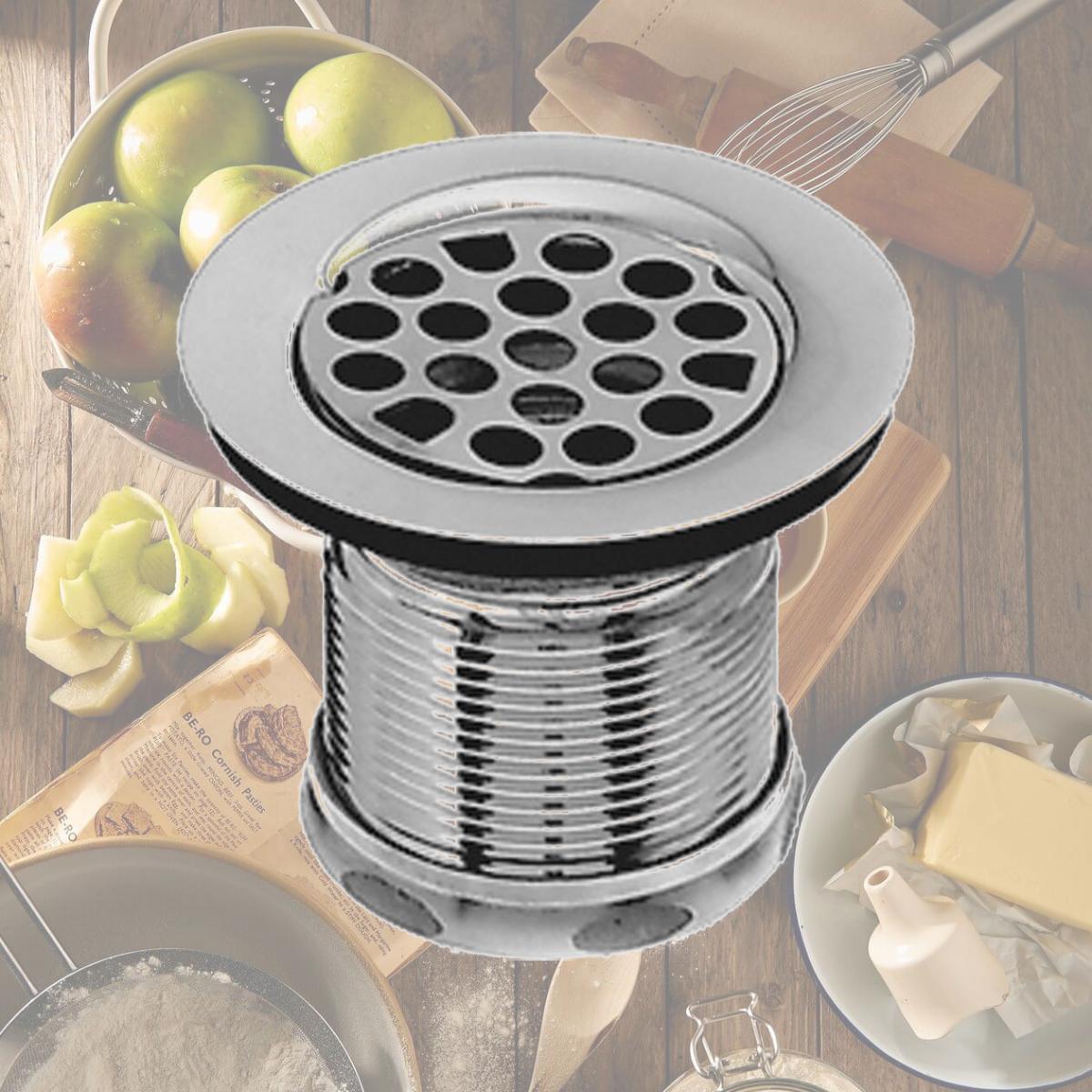 Picture of Westbrass D2181-05 2.25 in. Junior Basket Strainer, Polished Nickel