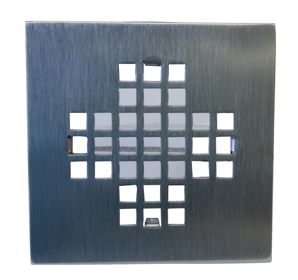 D206-sqg-07 Square Shower Drain Cover In Satin Nickel