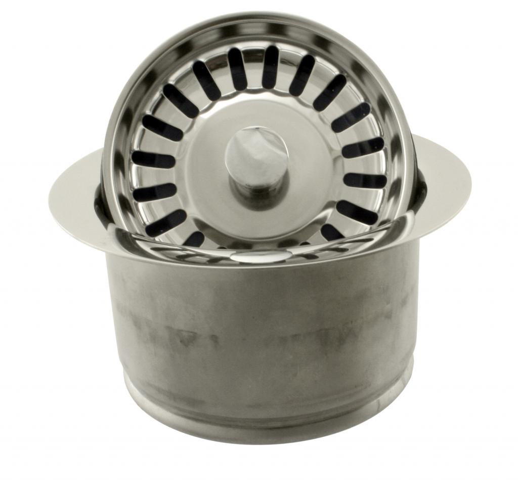 D2082s-05 Insinkerator Style Extra-deep Disposal Flange & Strainer In Polished Nickel