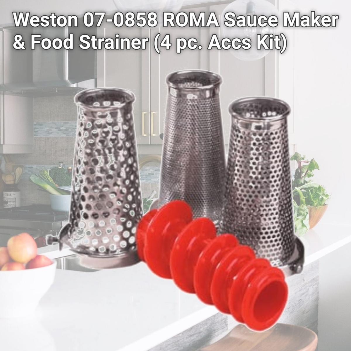 Picture of Weston 07-0858 ROMA Sauce Maker & Food Strainer (4 pc. Accs Kit)