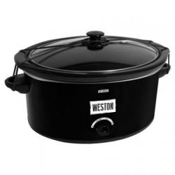 03-2100-w 5 Qt Portable Slow Cooker With Latch Strap