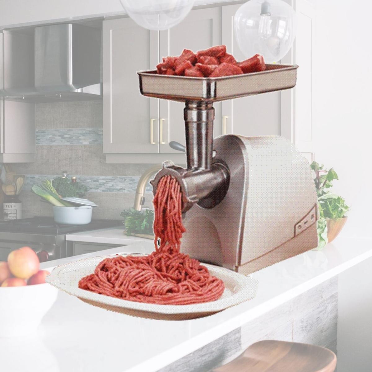 Picture of Weston 33-0201-W Heavy Duty #8 Electric Meat Grinder ( 575 Watt)