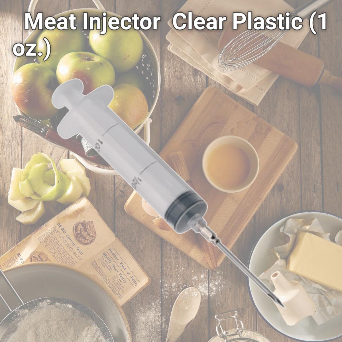 Picture of Weston 23-0301-W Meat Injector  Clear Plastic (1 oz.)