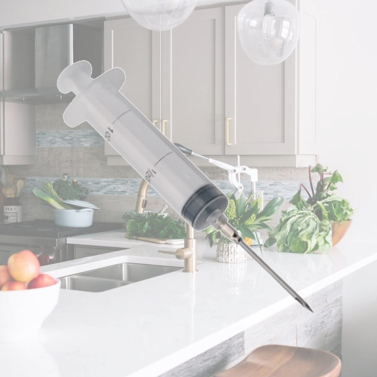 Picture of Weston 23-0301-W Meat Injector  Clear Plastic (1 oz.)