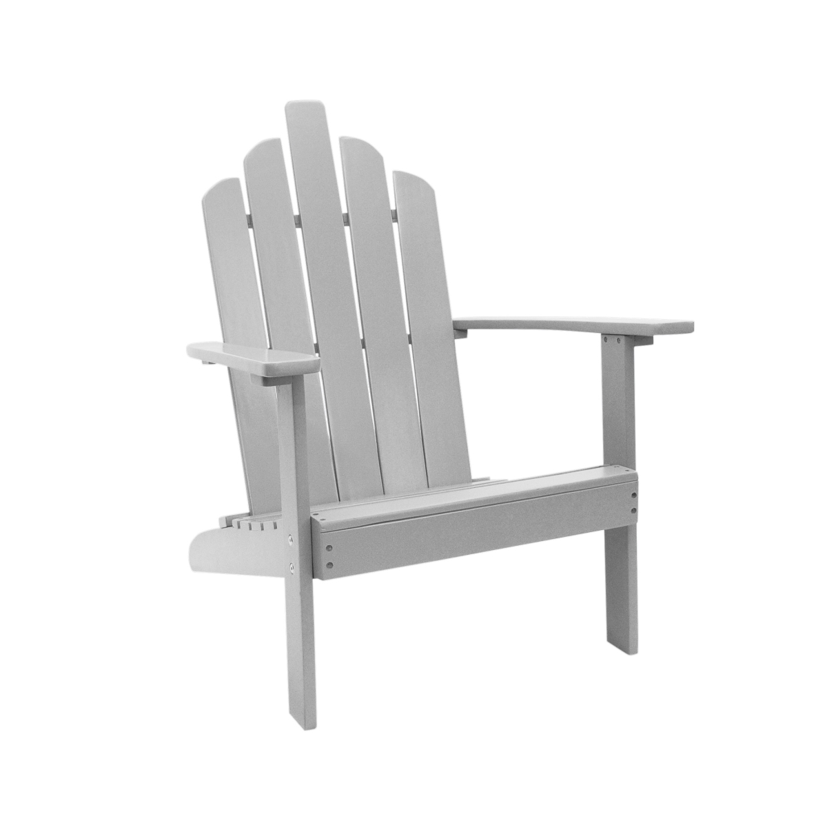 2003111 Outdoor Patio Wood Adirondack Chair, Gray