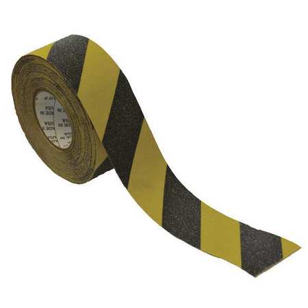 Ybs.0360r 3 In. X 60 Ft. Roll Anti Slip Safety Tape Stripe, Yellow & Black