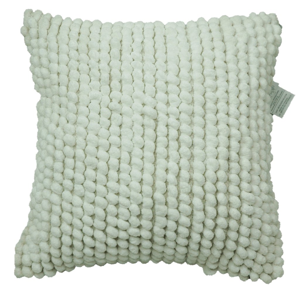 651214 20 X 20 In. Bubbles Poly Filled Decorative Throw Pillow Cushion - White, Square