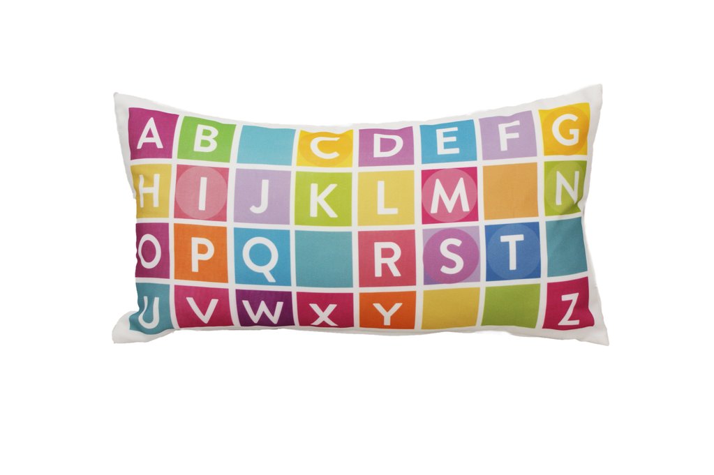 652146 14 X 26 In. Ls Alphabet Decorative Throw Pillow Cushion