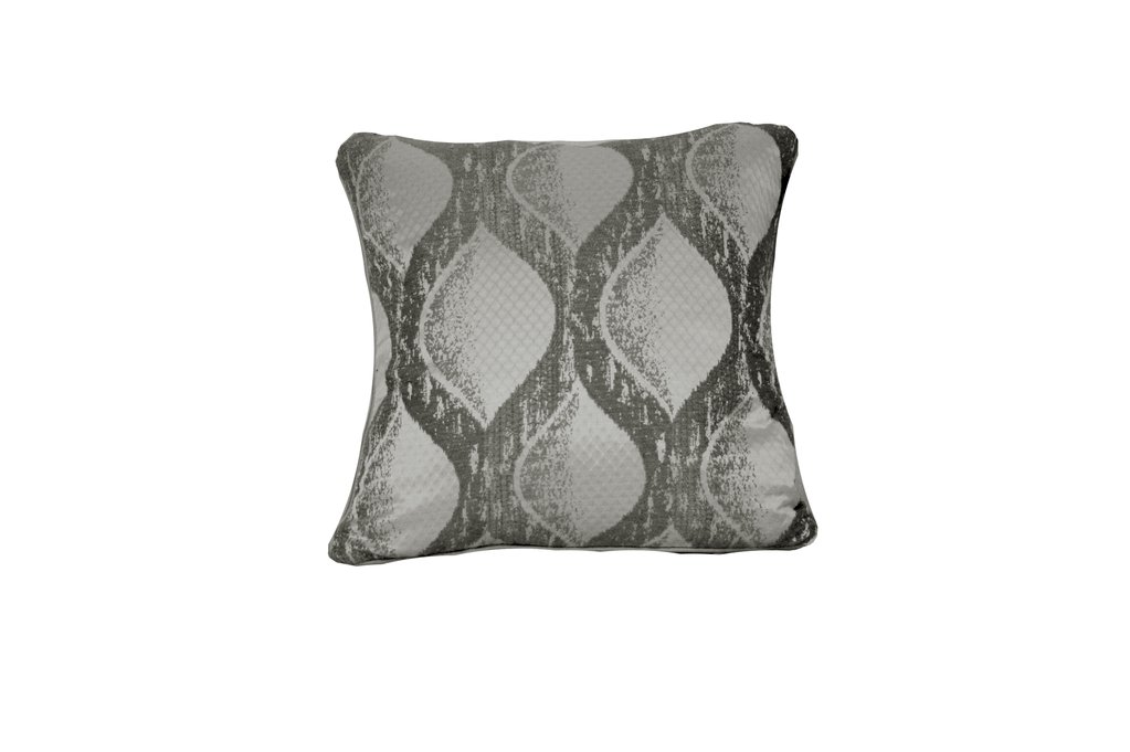 651330 20 X 20 In. Siata Feather Filled Decorative Throw Pillow Cushion - Grey
