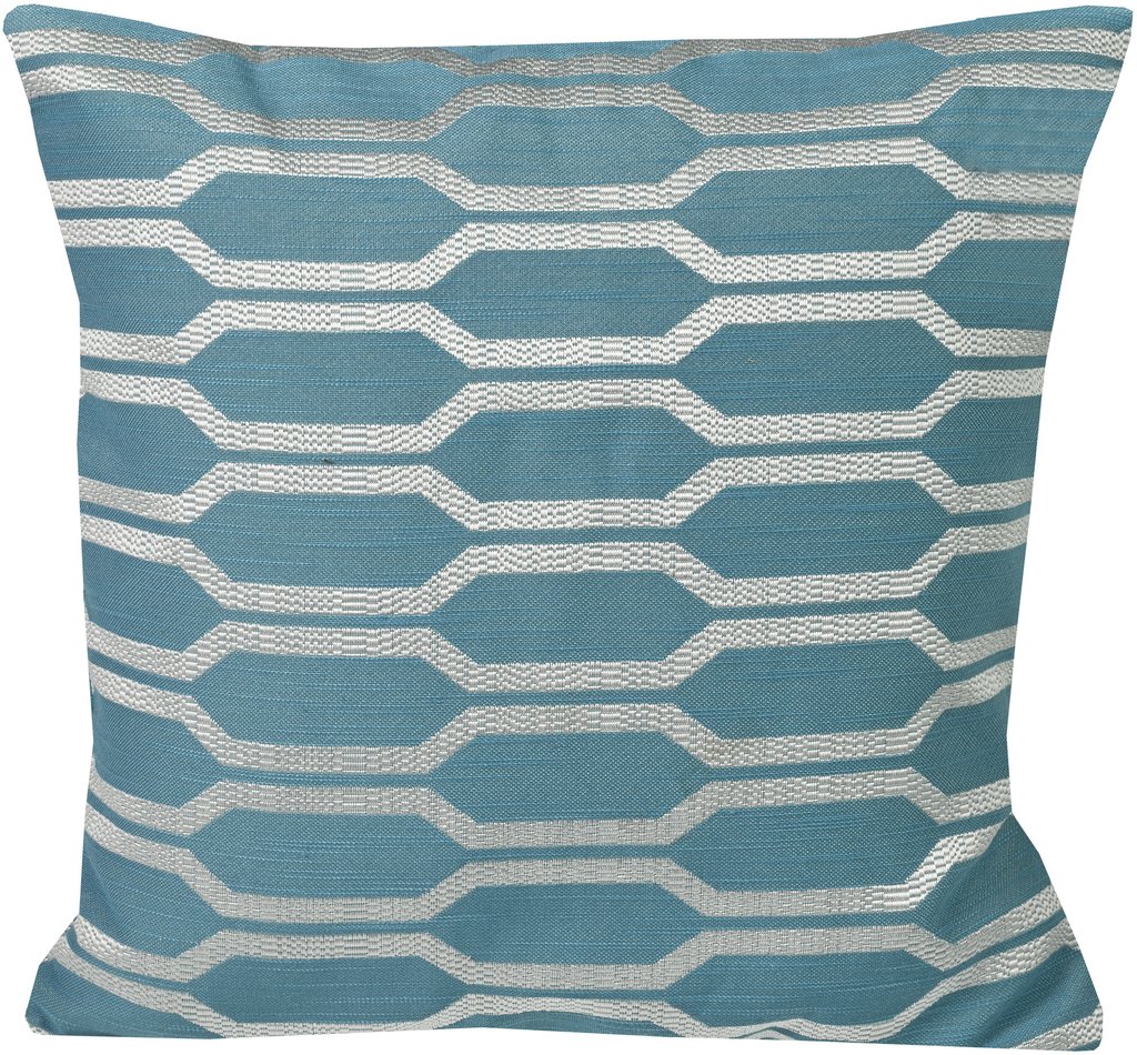 651980 20 X 20 In. Hexagon Cushion Decorative Throw Pillow Cushion - Blue, Square