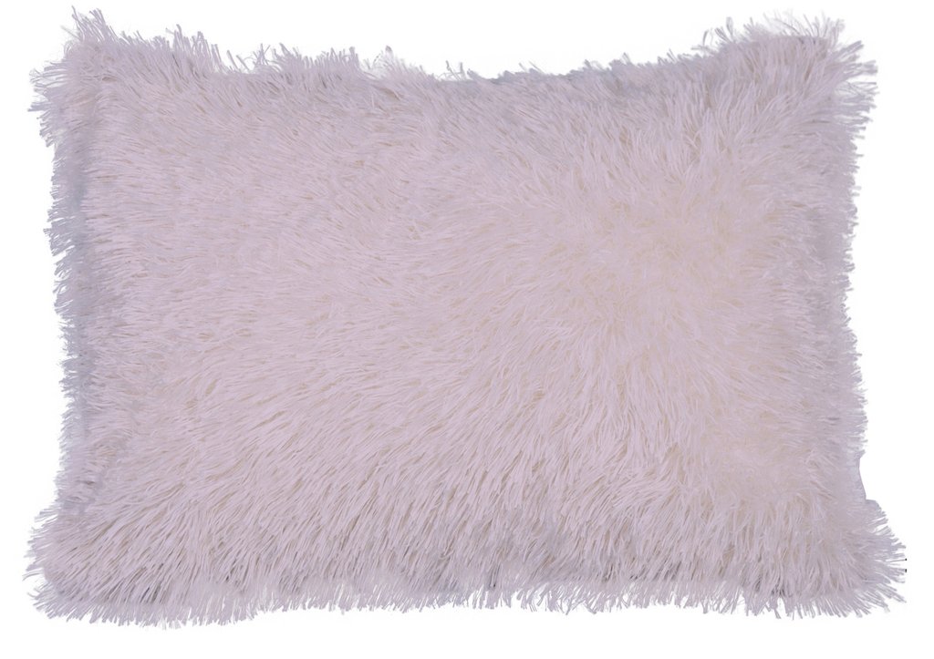 652049 14 X 20 In. Shag Cush Decorative Throw Pillow Cushion - Lilac