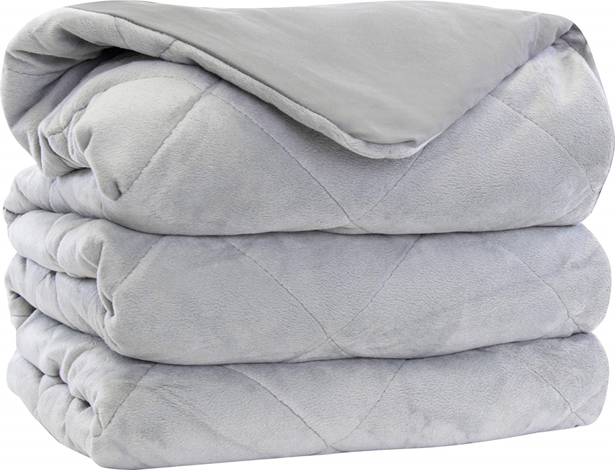 299211 48 X 72 In. 12lbs Urban Loft By Weighted Blanket, Grey
