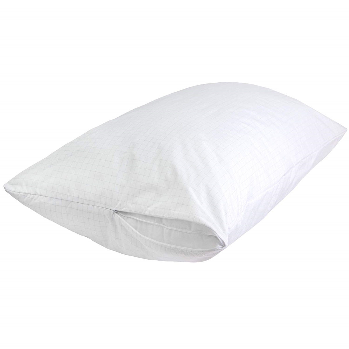 733382 Sleep Solutions By Carbon-infused Waterproof Pillow Protector, White - Standard Size