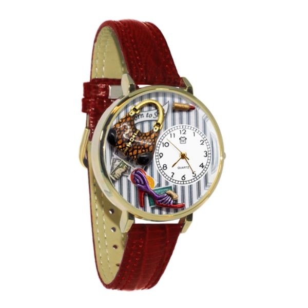 Picture of Whimsical Gifts G-1010011 Fashionista Watch&#44; Gold - Large Style