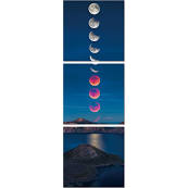 Whiteline Modern Living Aw1326 28 X 28 In. Eclipse Acrylic Multicolor Painting