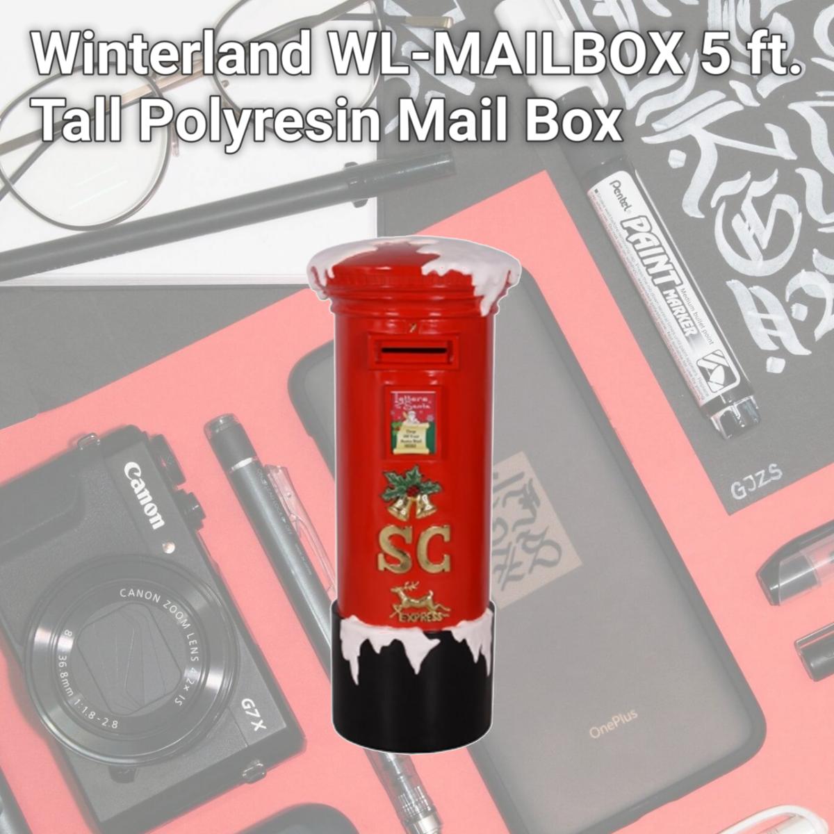 Picture of Winterland WL-MAILBOX 5 ft. Tall Polyresin Mail Box
