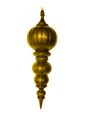 40 In. Jumbo Finial Ornament - Gold