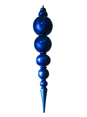 126 In. Jumbo Finial Ornament - Blue