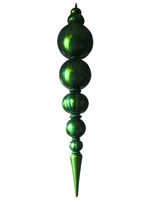126 In. Jumbo Finial Ornament - Green