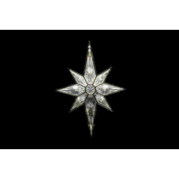 11 in. Bethlehem Star Tree Topper with Warm White LED