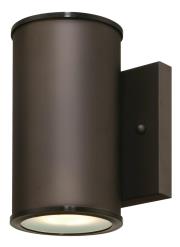 6315600 One-light Led Outdoor Wall Fixture Oil Rubbed Bronze With Frosted Glass Lens