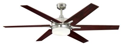 7207700 60 In. Indoor Ceiling Fan With Dimmable Led Light Kit