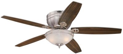 7209700 52 In. Indoor Ceiling Fan With Led Light Kit Brushed Nickel