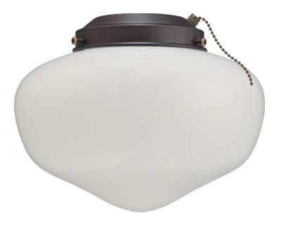 Led Schoolhouse Ceiling Fan Light Kit, Damp Location