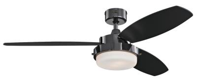 7205300 52 In. Indoor Ceiling Fan With Led Light Kit With Gun Metal Finish With Reversible Black