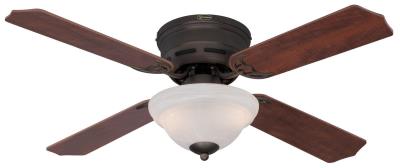 7213000 42 In. Indoor Ceiling Fan With Light Kit With Oil Rubbed Bronze Finish With Reversible Applewood