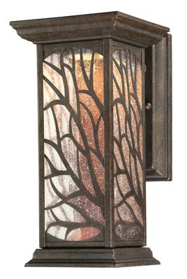 One - Light Led Outdoor Wall Lantern, Victorian Bronze Finish