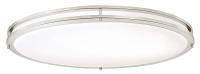 6307800 32.5 In. Dimmable Led Indoor Flush, White - Oval