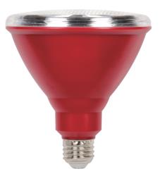 3314700 15w Reflector Led Outdoor Lamp, Red