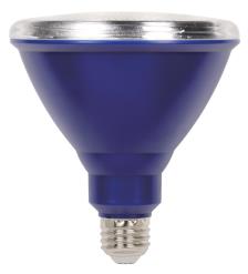 3315100 15w Reflector Led Outdoor Lamp, Blue