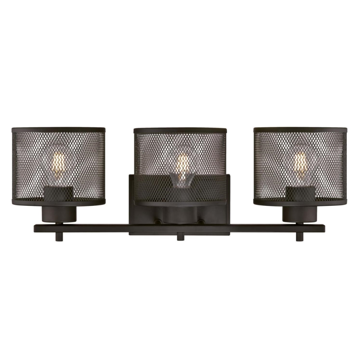 6371000 3 Light Wall Fixture With Mesh Shades - Oil Rubbed Bronze