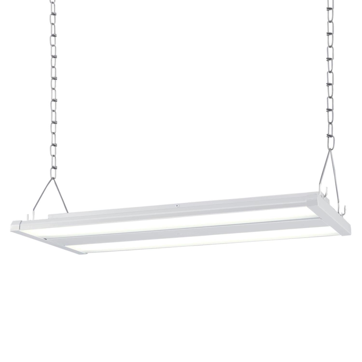 6563400 2 Ft. 110 Watt Led Linear High Bay Fixture With Clear Textured Acrylic Diffuser - White