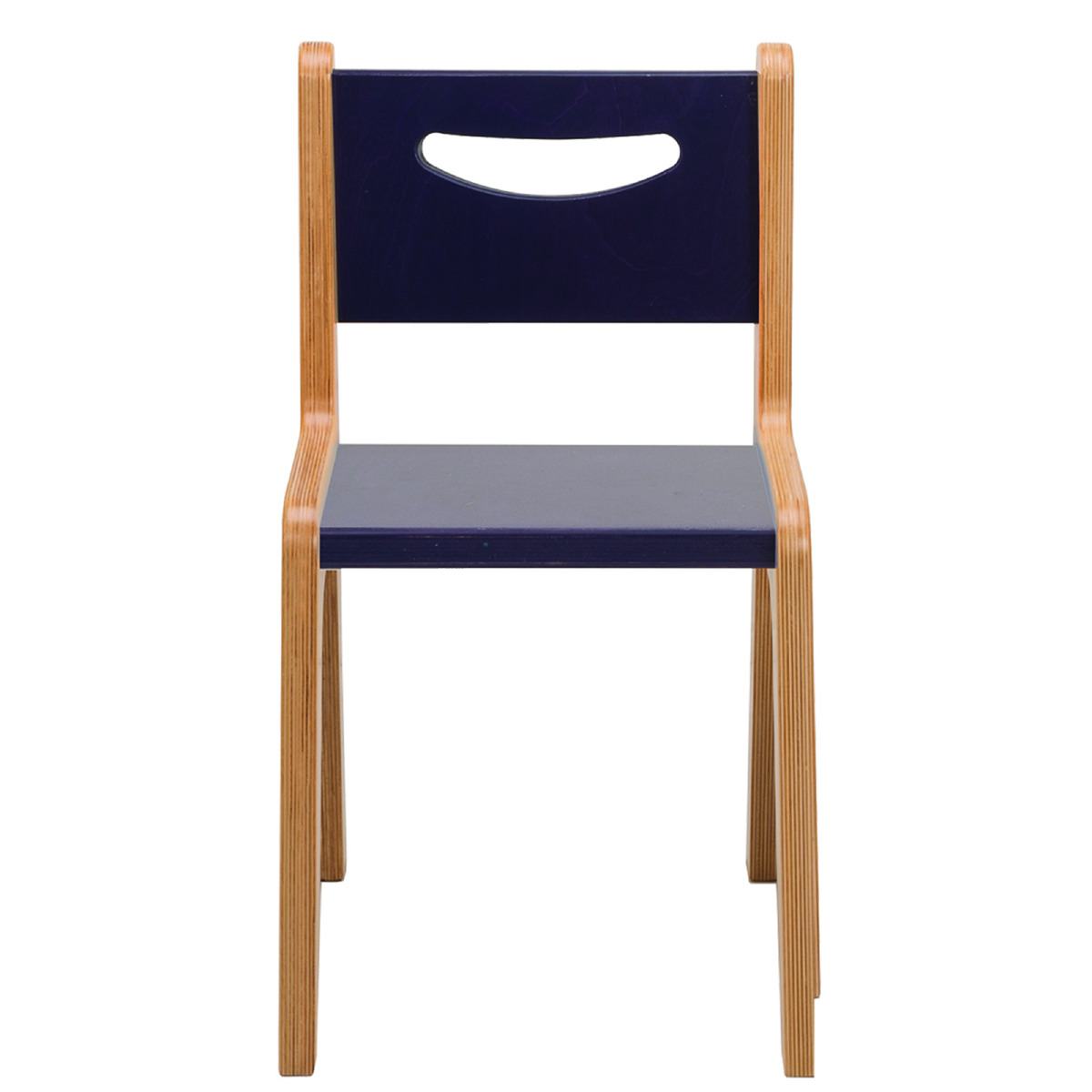 Cr2514s 14 In. Scandinavian Chair, Blue
