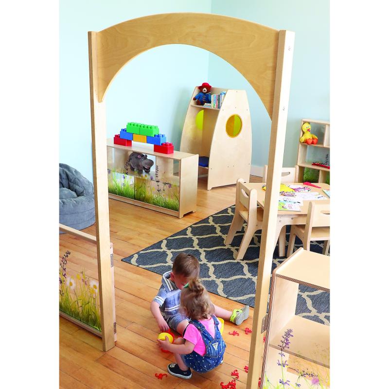 Wb0263 Nature View Room Divider Archway Natural Uv