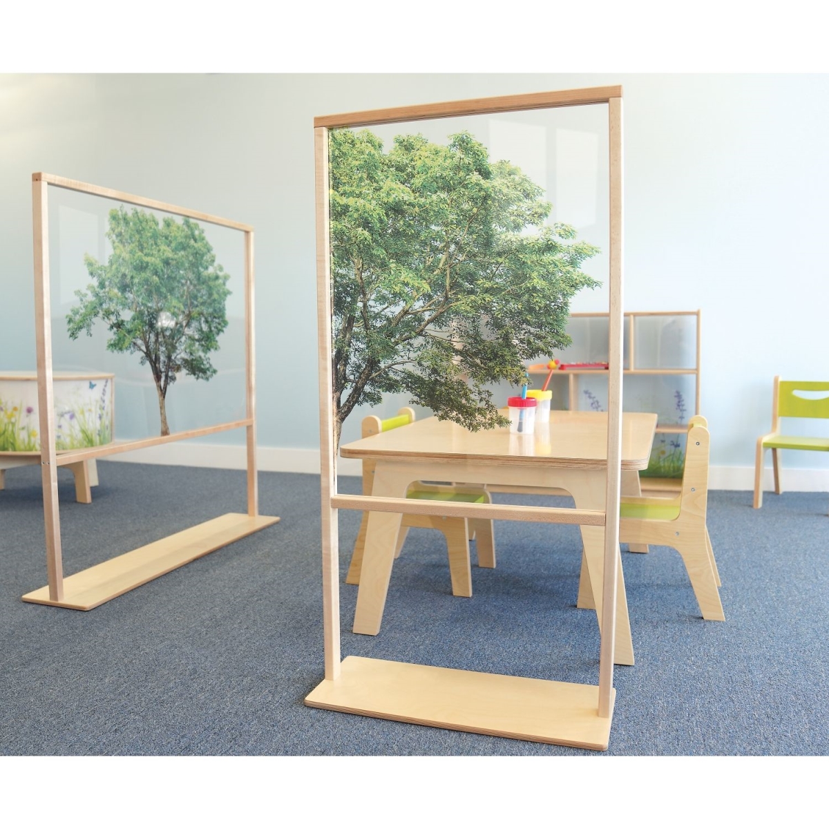 Wb0537 25w Nature View Floor Standing Partition - Natural Uv