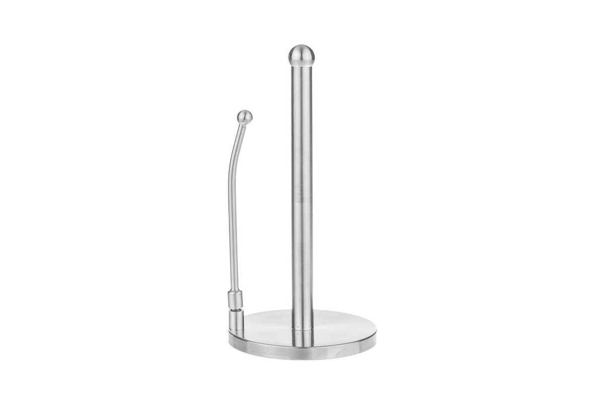 We-ph01 Paper Towel Holder With Round Knob & Tension Arm, Chrome
